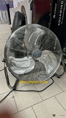 Yer Tipi Vantilatör Metal Gövde Sanayi Vantilatörü 110 Watt