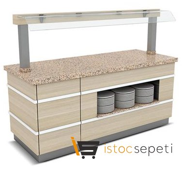Empero Galata Nötr Servis Ünitesi Nefeslikli 100x90x90/155 cm