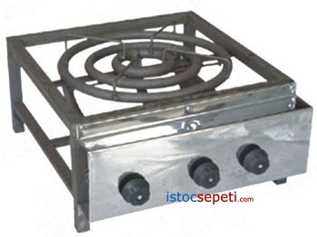 Künefe Ocakları Tekli 3 Yanışlı Tüplü Künefe Pişirme Ocağı
