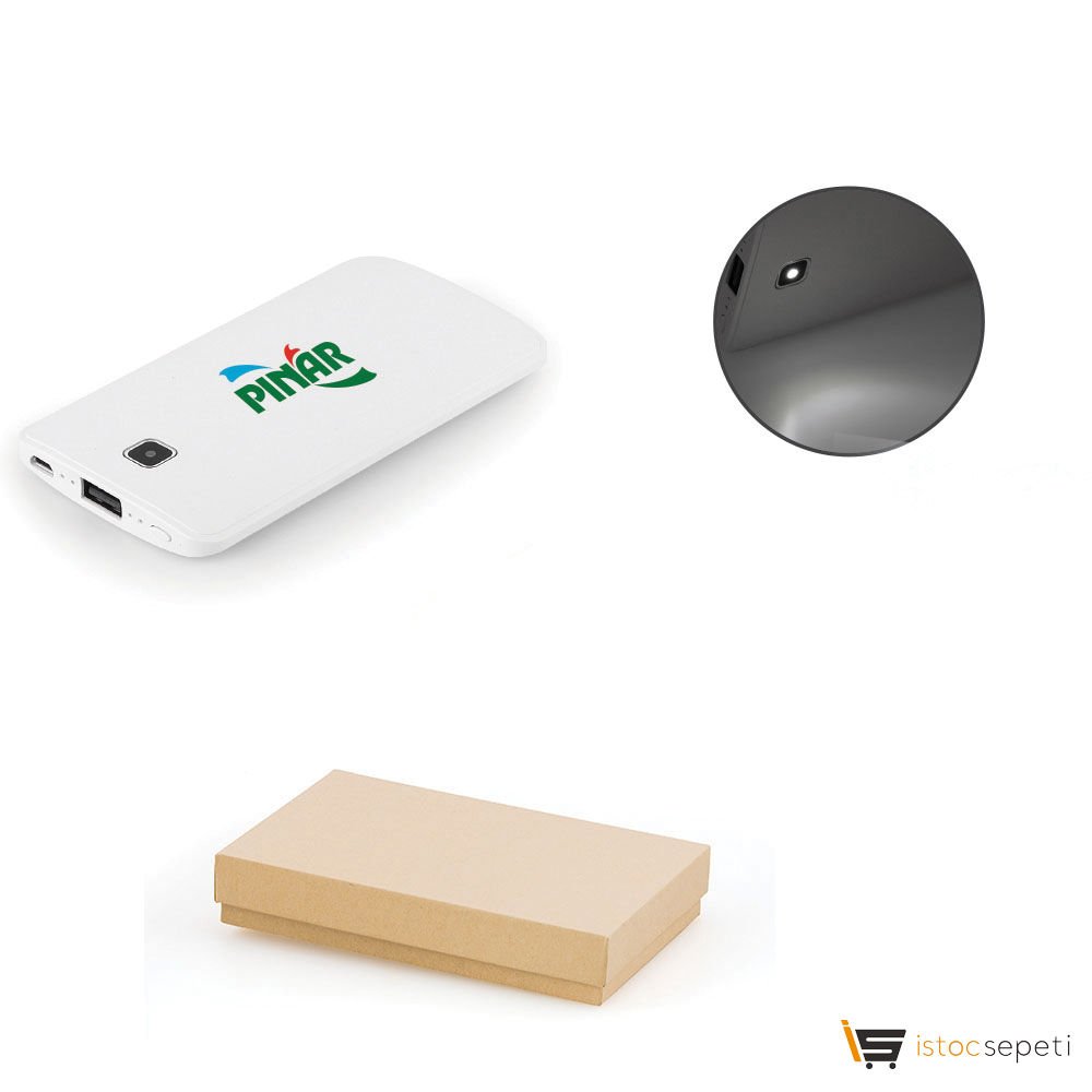 Powerbank 4000 mAh Mobil Şarj Cihazı Promosyon