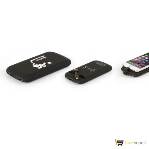 Powerbank 10000 mAh Wireless Mobil Şarj Cihazı Promosyon