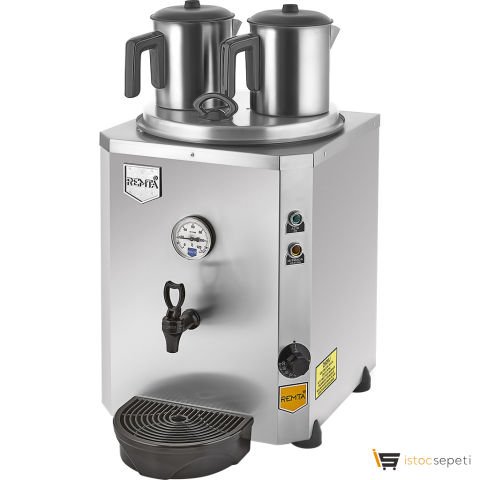 Remta DE11 Çift Demlikli Jumbo Çay Makinesi 23 Lt Elektrikli