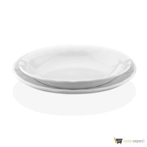 Çukur Tabak Beyaz 21 cm GP-C21