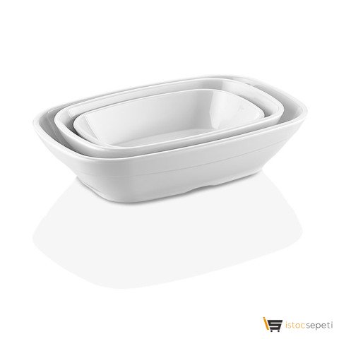 14 cm Kare Kayık Tabak GP-KK14