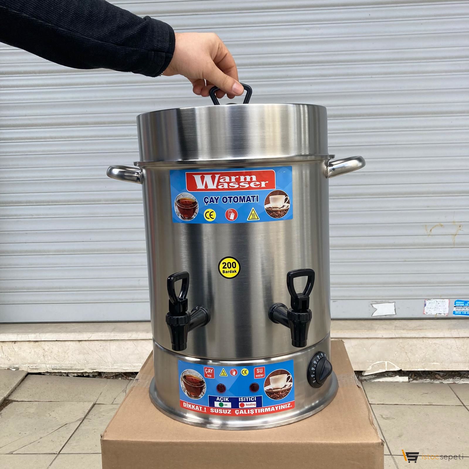 Asven 200 bardak çay otomatı 18 litre r28