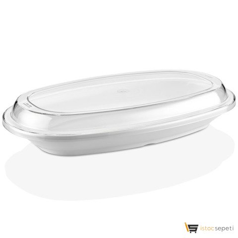 Beyaz Kayık Tabak 29 cm GP-K29