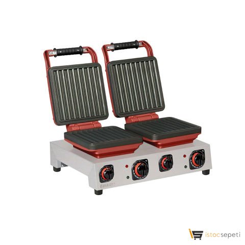 Omake WFL21.E22 Z5F 0801 Zamanlayıcılı Kalp Model Çiftli Waffle Makinesi, Elektrikli