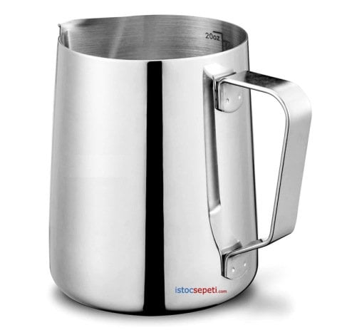 Süt Köpürtme Potu Pitcher Espresso Kahve Sürahisi Barista Latte Hazırlama
