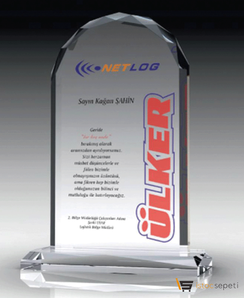 Kristal Plaket Promosyon