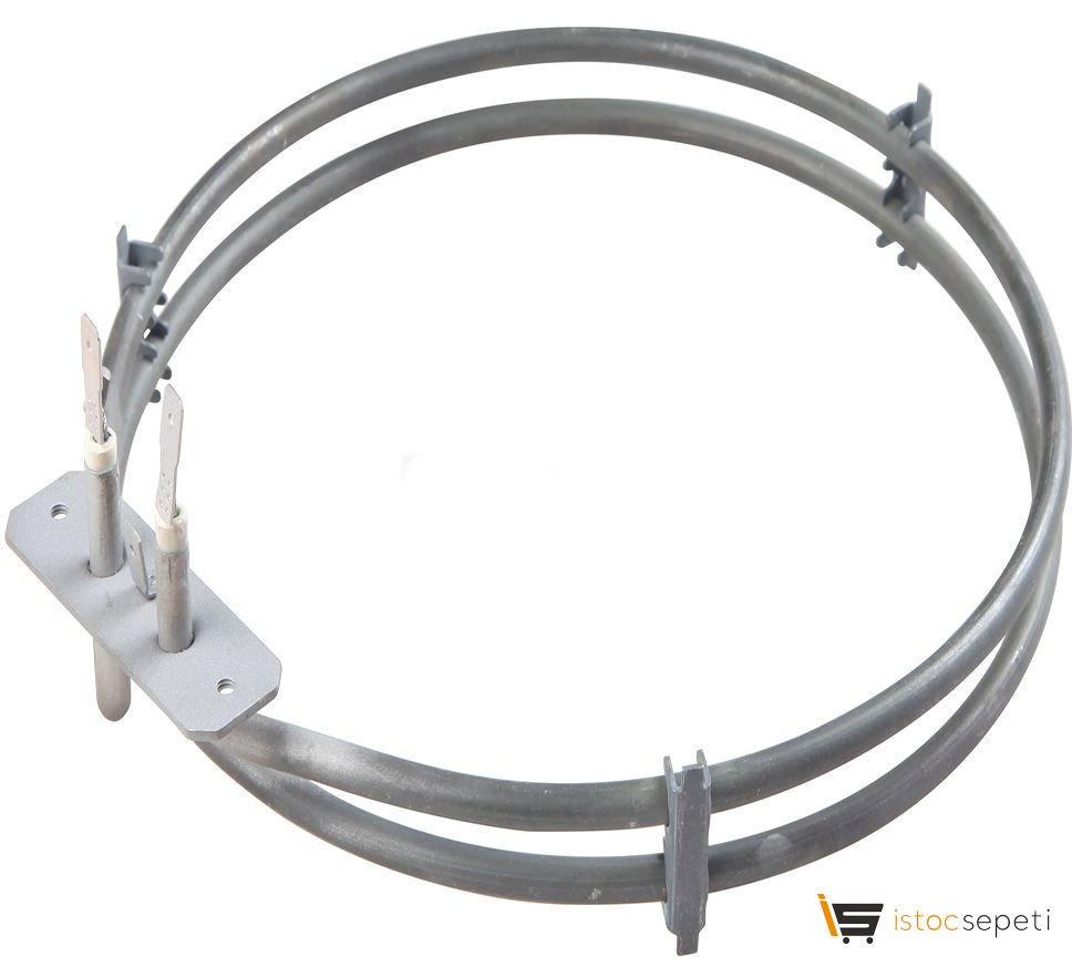 Endüstriyel 2 Katlı Yuvarlak .Flanş Fırın Rezistans 1500Watt L:22cm