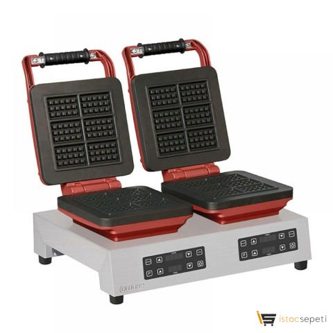 Omake WFL21.E21 Z5F Mini Belçika Çiftli Waffle Makinesi, Elektrikli