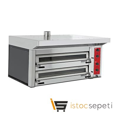 Empero Gold Midi Pizza Fırını İki Katlı 34 cm 4+4 Pizza Kapasiteli Elektrikli