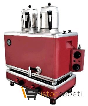Gumbala Çay Makinesi 2 Demlikli 20 L Elektrikli