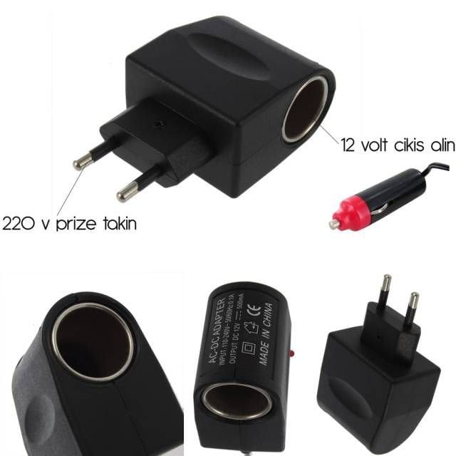 Multi Pin 220 v 12 v Dönüştürücü 720013