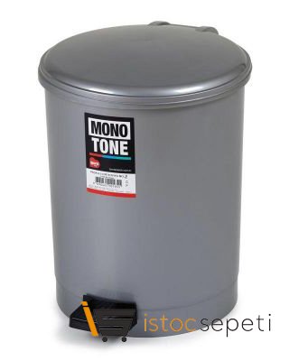 Pedallı Çöp Kovası No: 2 12 L Gri