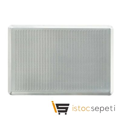 İtalyan Açılı Tava Alüminyum Delikli 2 mm 60x80x1 cm