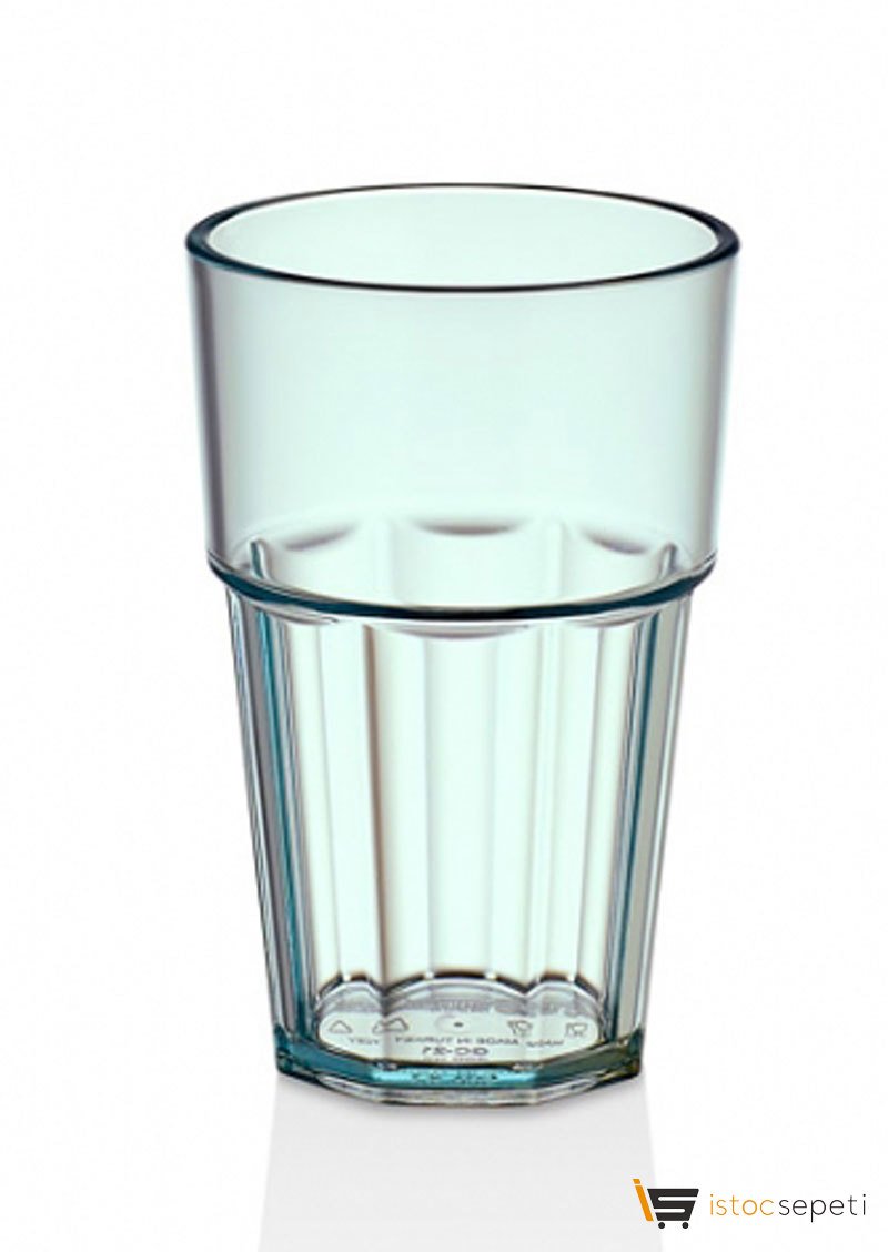Kazabalanka Bardak Mavi Şeffaf 300 ml GC-21
