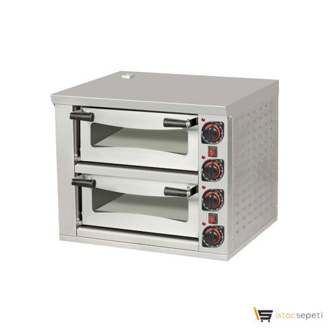 Omake FPZ01.E21 Pizza Fırını, 62x62 cm, 2 Katlı, Elektrikli