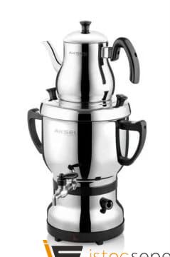 Klasik Model Elektrikli Semaver 4.5 Litre Tek Musluklu Aksel Çay Makinesi
