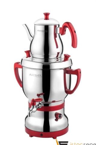 Klasik Model Elektrikli Semaver 4.5 Litre Tek Musluklu Aksel Çay Makinesi