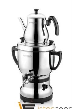 Klasik Model Elektrikli Semaver 4.5 Litre Tek Musluklu Aksel Çay Makinesi