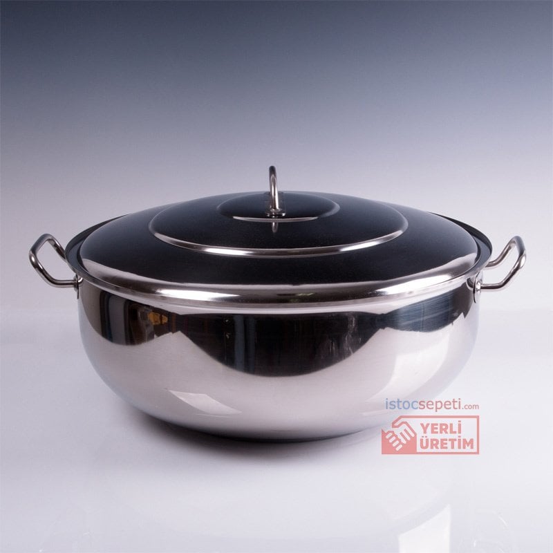 Büyük Boy Yemek Tenceresi 90x30cm 166 Litre Helvane