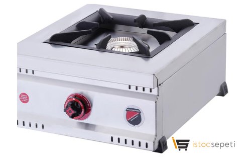SilverInox Set Üstü Midi Ocak Tek Gözlü Doğalgazlı