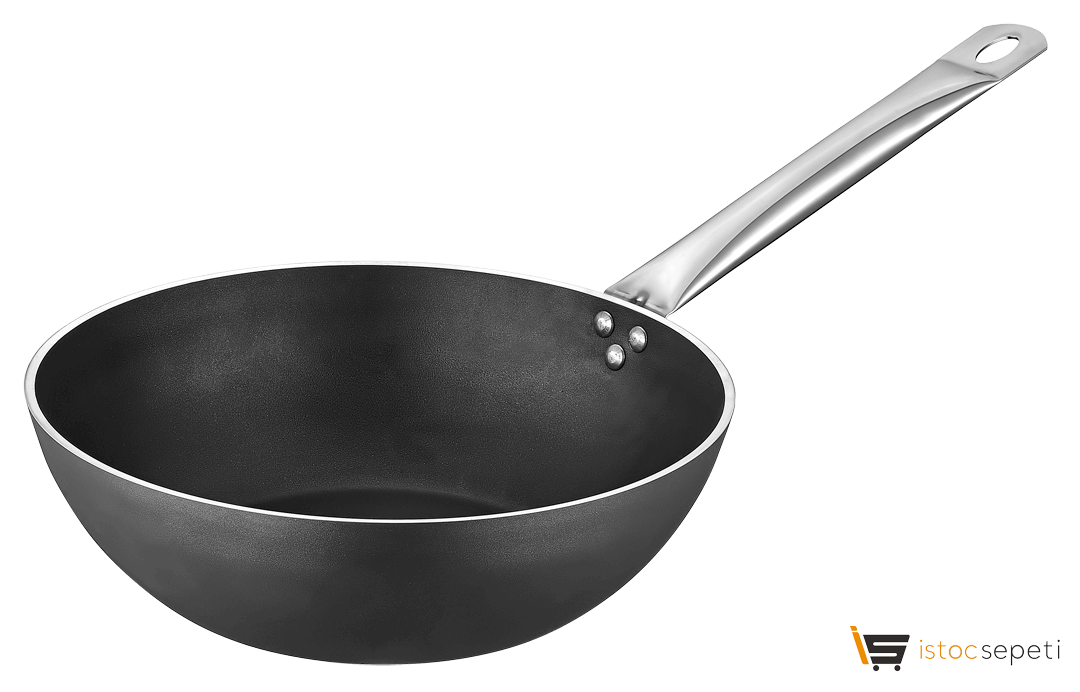 İnci Serisi Wok Tava 26x8 cm 4 mm