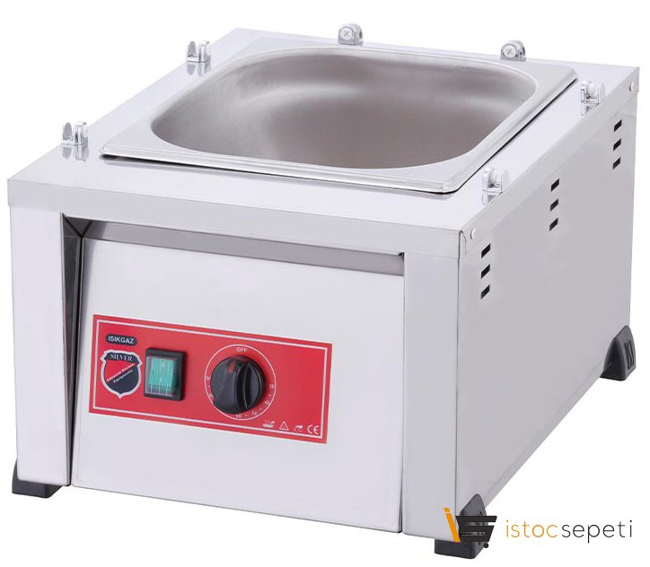 SilverInox Camsız Benmari Tekli Elektrikli