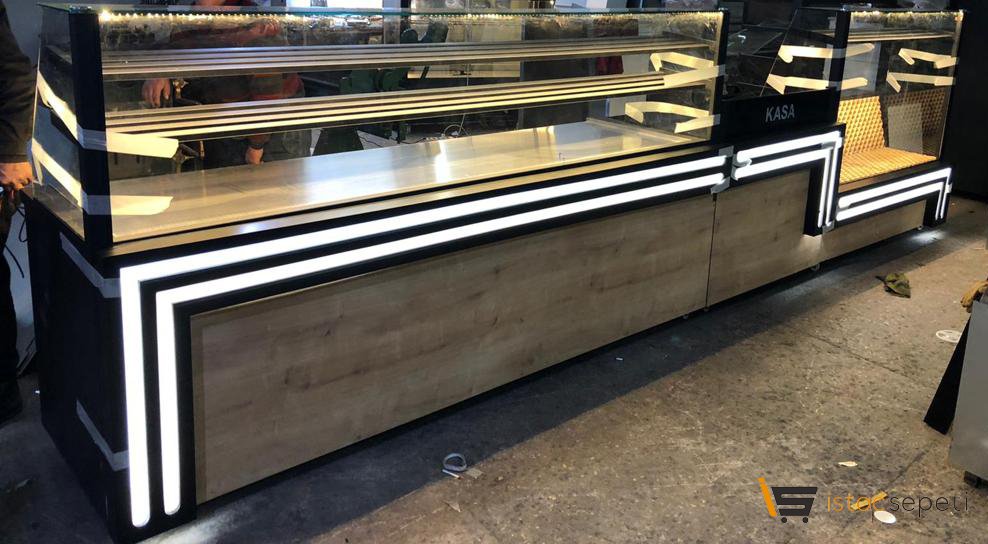 Börek Tezgahı VE Ekmeklik Tezgahı VE Kasa Bankosu Seti