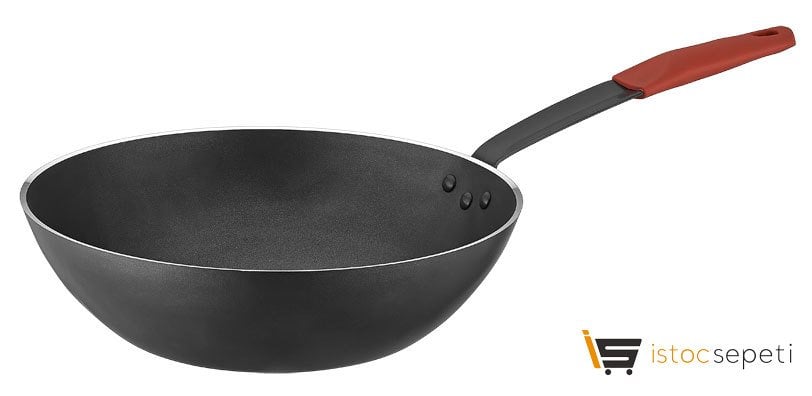 Safran Serisi Wok Tava 36x9 cm 4 mm