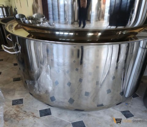 1500 Kişilik Tencere 490 Litre Çelik