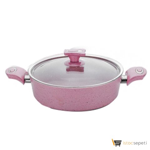 Granit basık Tencere 26 Cm