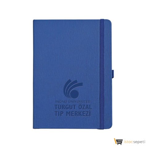 Mavi Termo Deri̇ Defter Ebat: 15 x 21 cm / 224 Sayfa Promosyon
