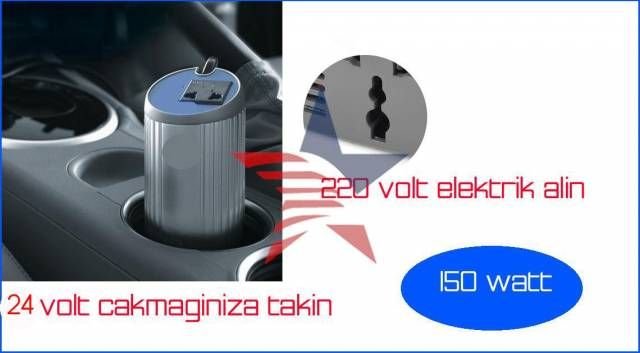 Koselli 150 W 24 Volt tan - 220 V a Dönüştürücü 660030