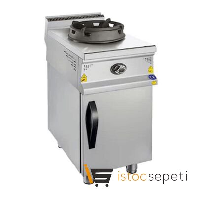 Karacasan 700 Seri Dolaplı Wok Ocak Çiftli Gazlı