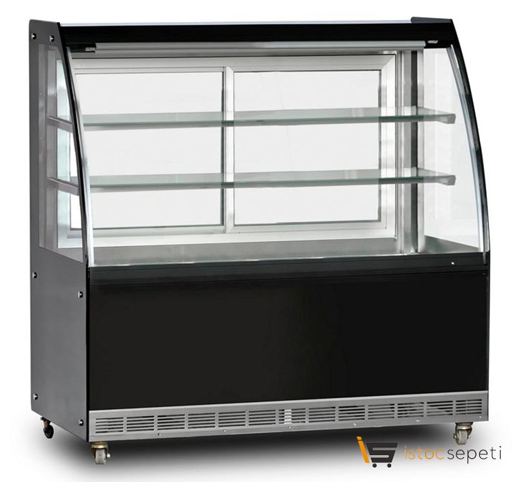 Isıtmalı Bombe Camlı Teşhir Dolabı 480 L 130x70x130 cm