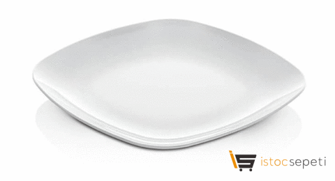 Kare Tasarım Servis Tabağı 21 cm