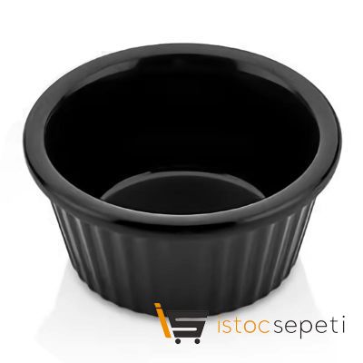 Külsan Thermoset Ramekins Minimal Siyah