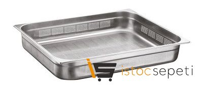 Gastronorm Küvet Delikli Standart GN 2/1 65x53x20 cm