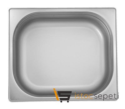 Standart GN 1/2 Gastronorm Küvet 32.5x26.5x2 cm