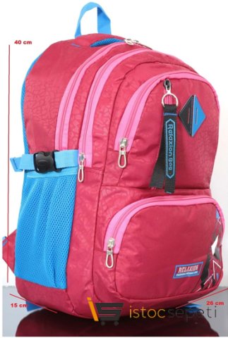 Relaxion 1168 Unisex Anatomik Sırt Çantası - NKT01168-Fuşya