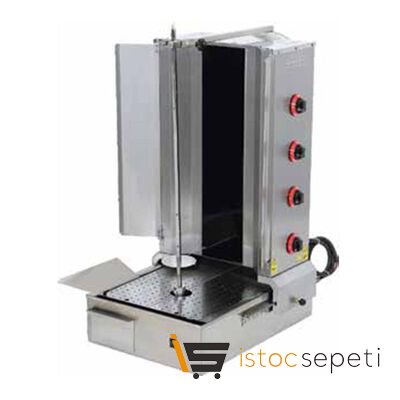 Karacasan Alttan Motorlu Döner Ocağı 4 Radyanlı Elektrikli