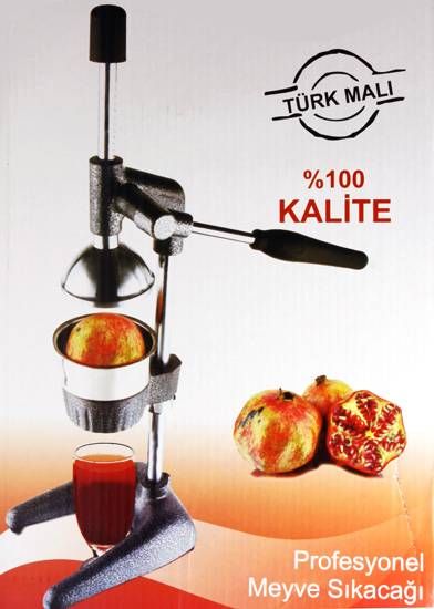 Narenciye Sıkacağı Kollu Döküm Portakal Sıkma, Nar, Elma, Limon, Greyfurt ve Meyve Presi