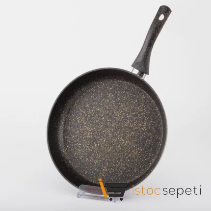32 Cm Gold Stone Ezme Seri Tava (Bakalit Kulplu)