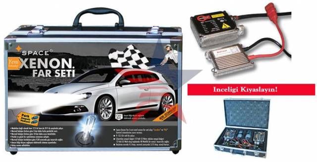 Space H3 Uzun Kısa 6000K İNCE-MİNİ Dijital Beyin Xenon 76a078
