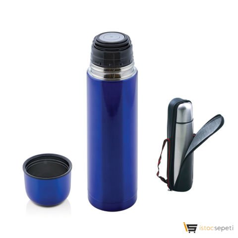 Mavi Çelik Termos / 500 ml Promosyon