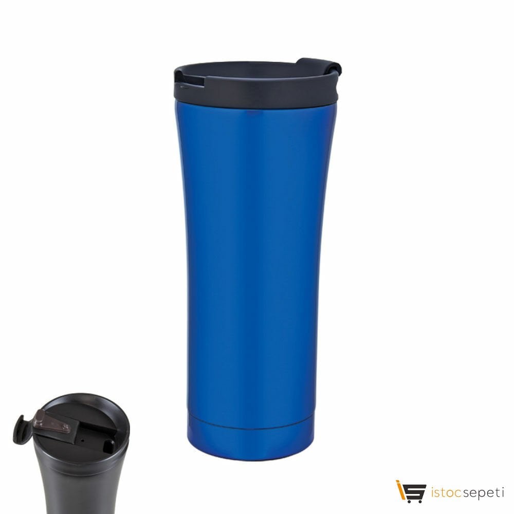 Mavi Çelik Kupa / 500 ml Promosyon