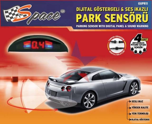 Space Digital Göstergeli Park Sensörü 34f020