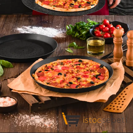 30 Cm Delikli Pizza Tavası